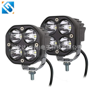 Крест -Борандер автомобиль LED работа свет 3 дюйма 40 Вт конденсатор A -pillar передний вперед лампы внедорожник лазер прожектор туман