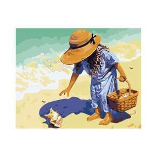 Крест -Борандер поколение волосы цифровой живопись diy обрамленный оптовая торговля глобальный Shopify EBY интерьер Masen Wis