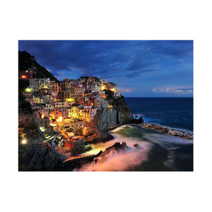 Ночь город DIY цифровой живопись завод оптовая торговля бескаркасный сочетание коробка хороший стрейч внутри коробки стиль Multi -cross -border от имени